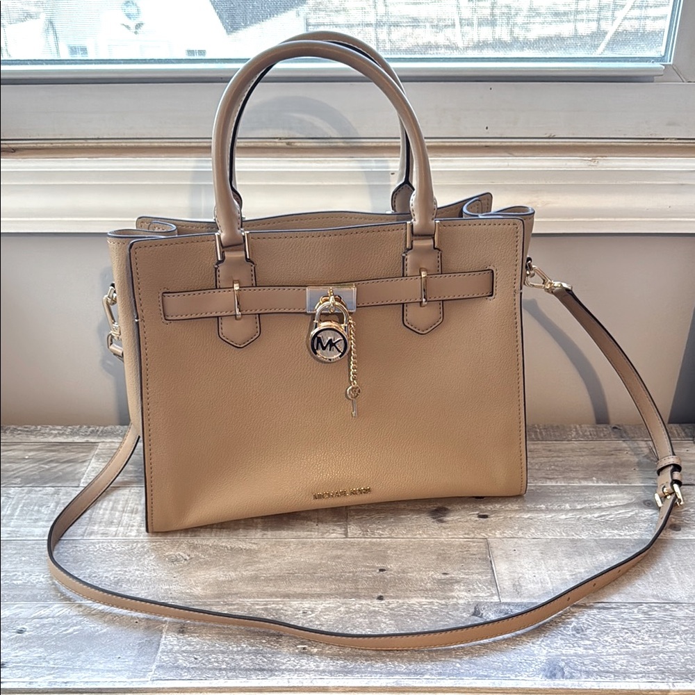 Michael Kors Tan Leather Tote Bag
